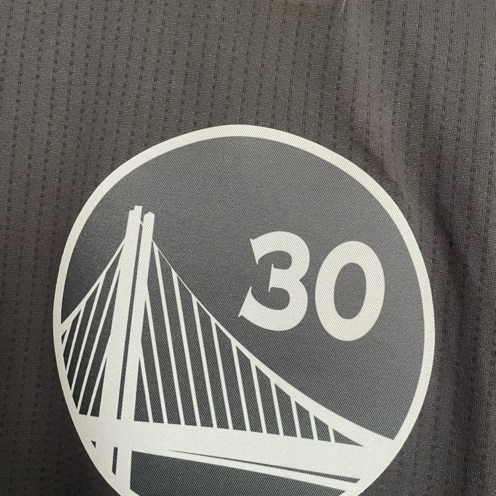 Golden State Warriors Adidas Jersey Slate Steph Curry - Picture 3 of 11